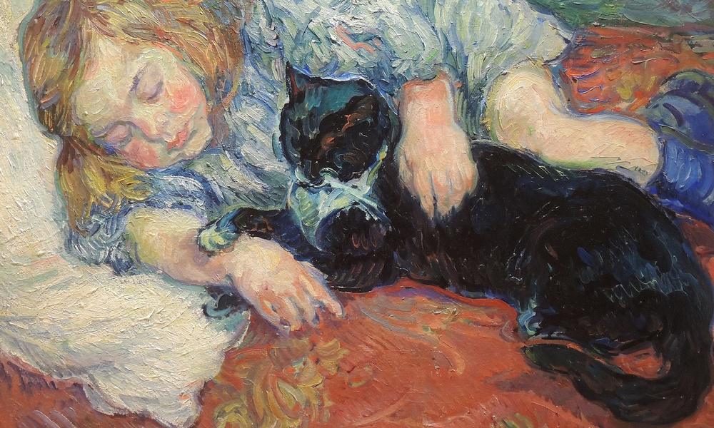 Галерея: коты и кошки на картинах русских художников